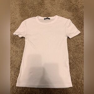 Zara white Short Sleeve T-Shirt